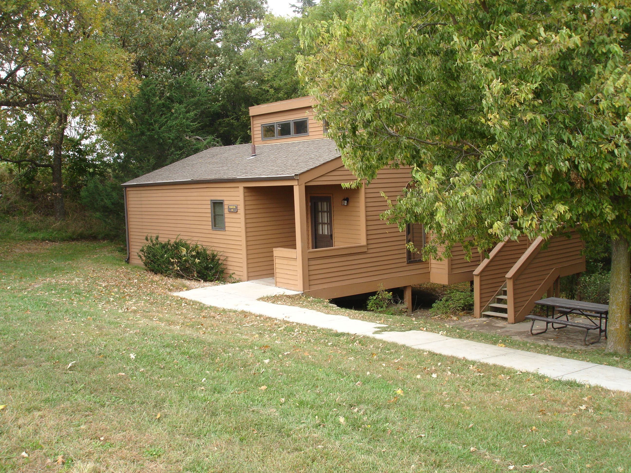 Inside Mahoney State Park Cabins