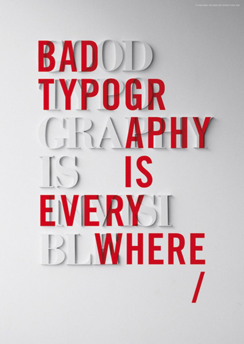 Creating a well designed typography poster is no easy task, and takes ...