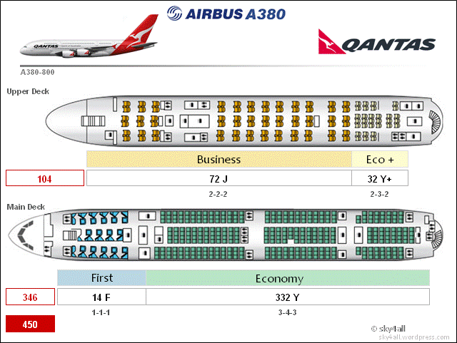 Airbus A380 Cabin Configuration Airbus A380 Airbus Aircraft Interiors