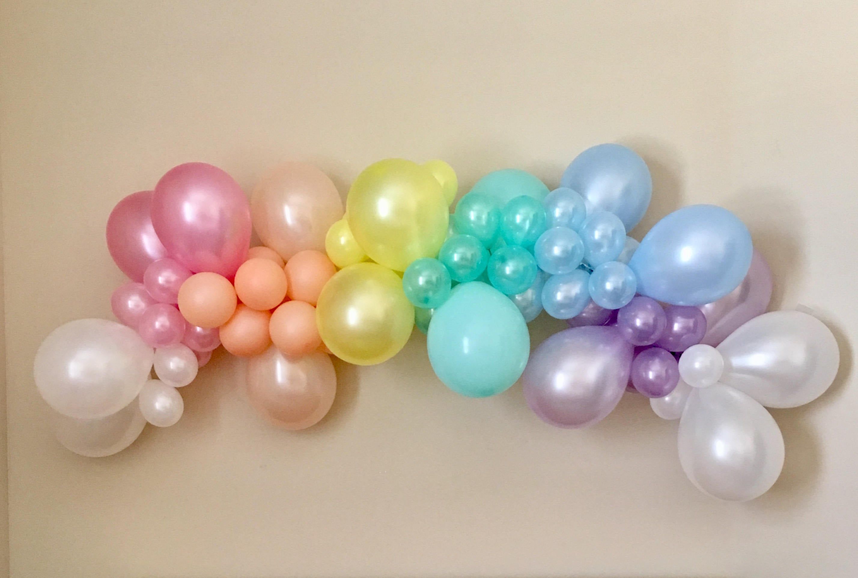 Unicorn Party Balloons, First Birthday Balloons, Rainbow First Birthday ...