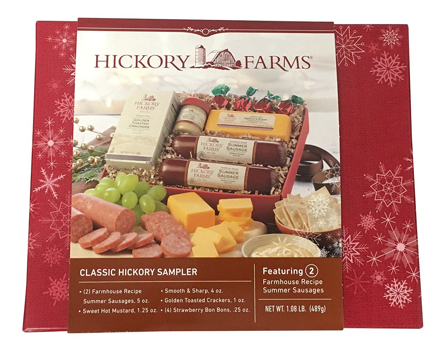 Hickory Farms Sausage And Cheese Small T Box Gourmet Food T