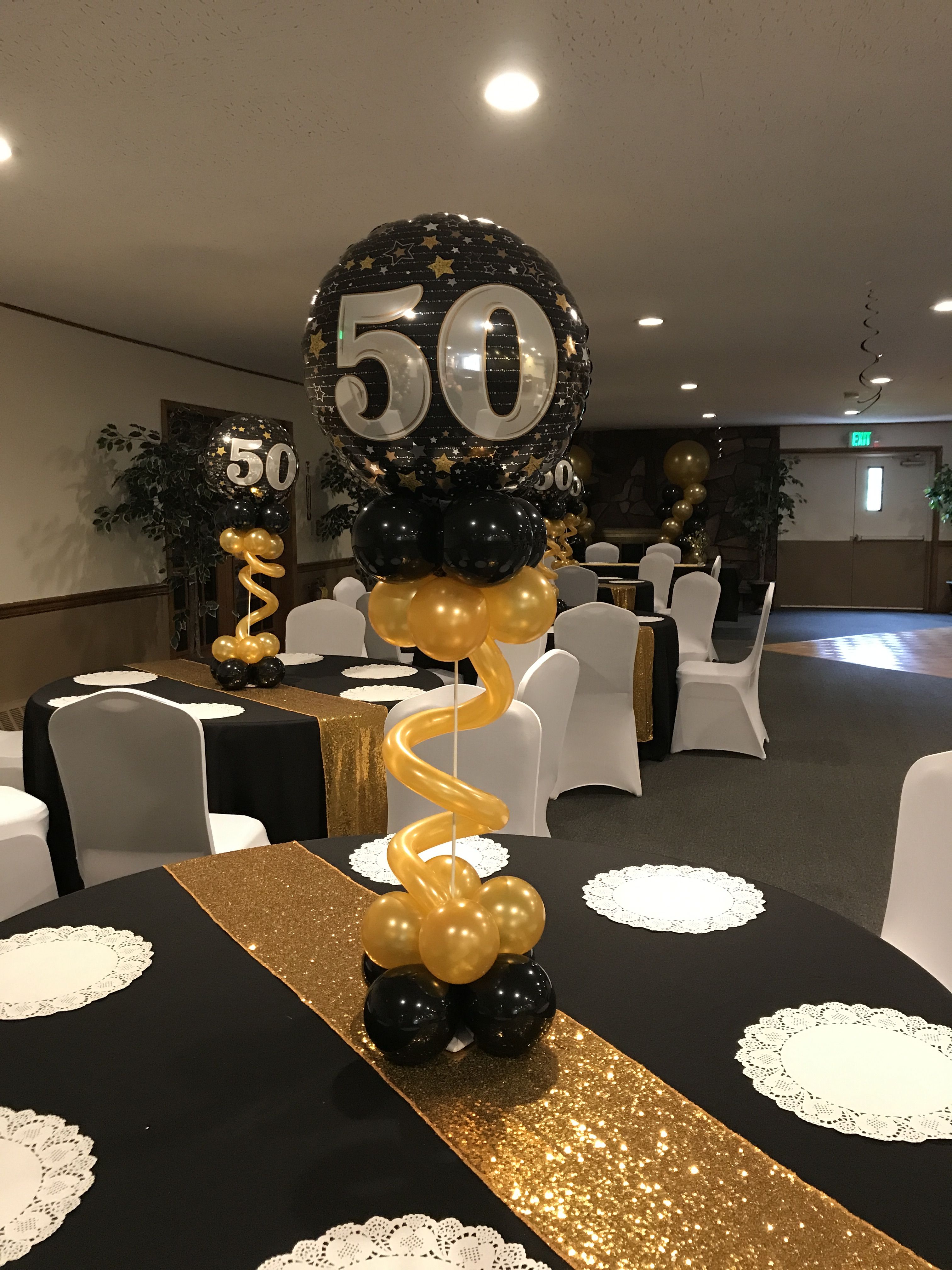 60 Birthday Party Ideas, 50th Birthday Party Centerpieces, 50th ...