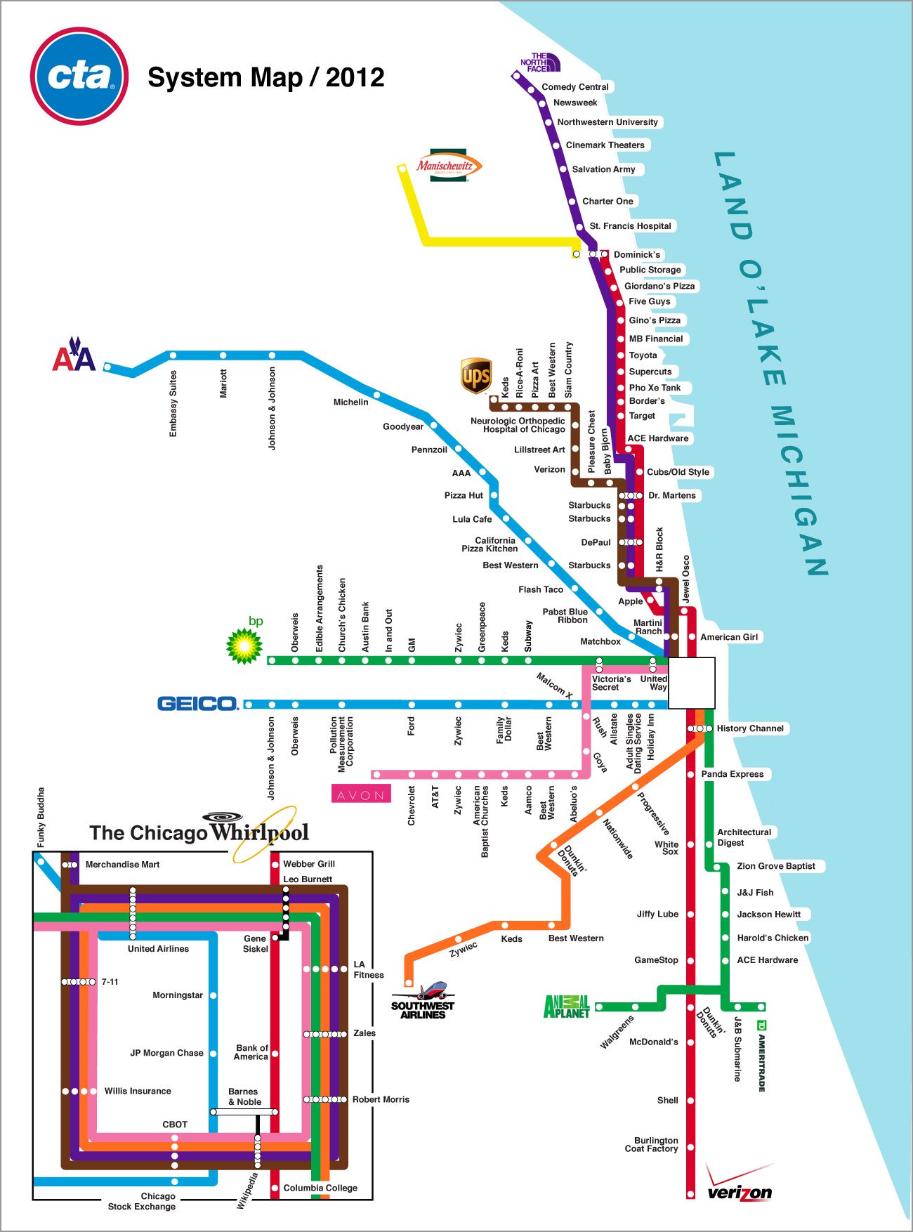 Map Of Chicago Transport Transport Zones And Public T - vrogue.co