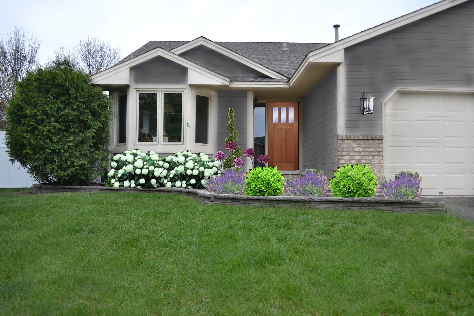 10 Bay Window Garden Ideas, Awesome as well as Beautiful Front garden