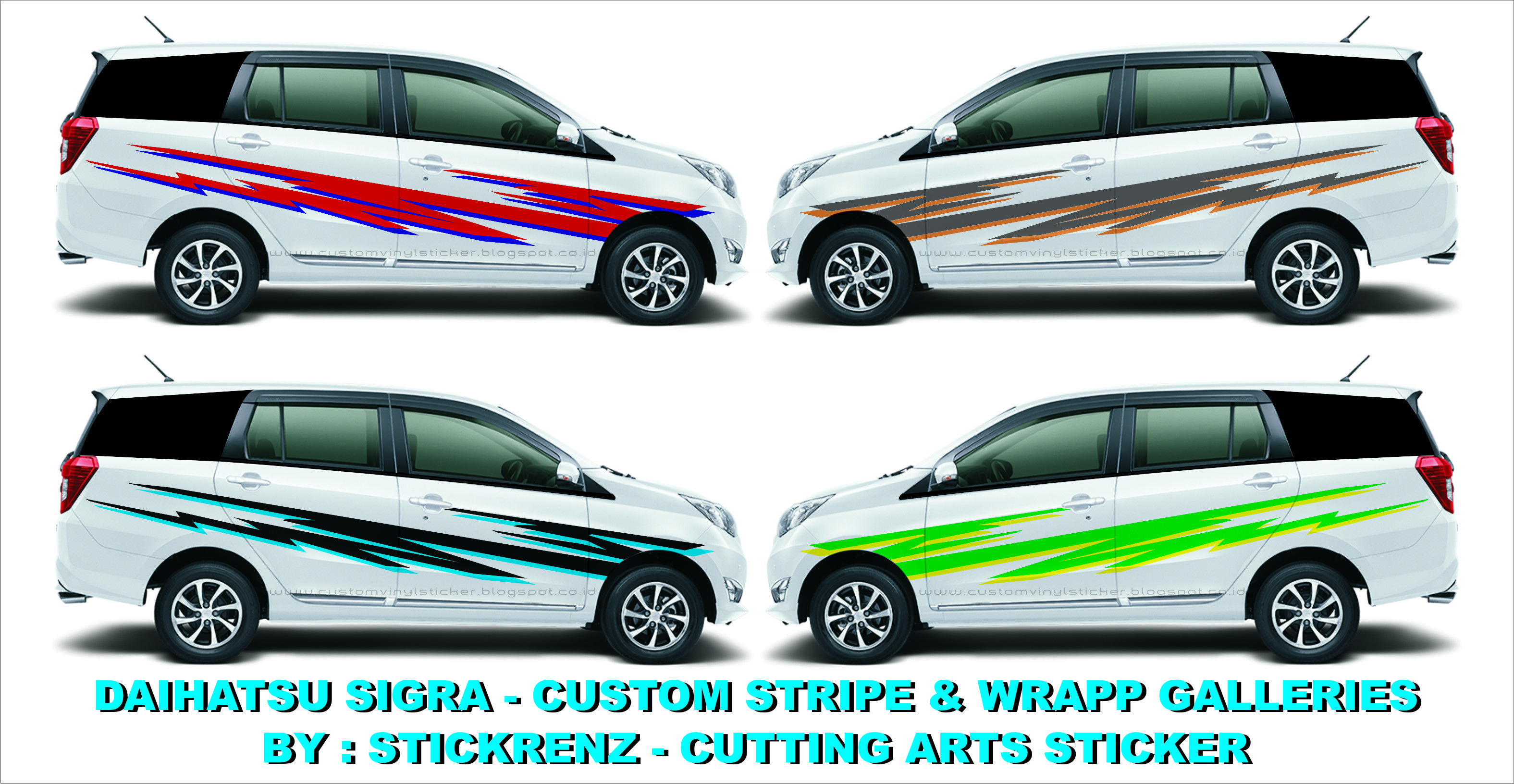 Daihatsu Sigra Custom Stripe Wrapp Concept Galleries 003