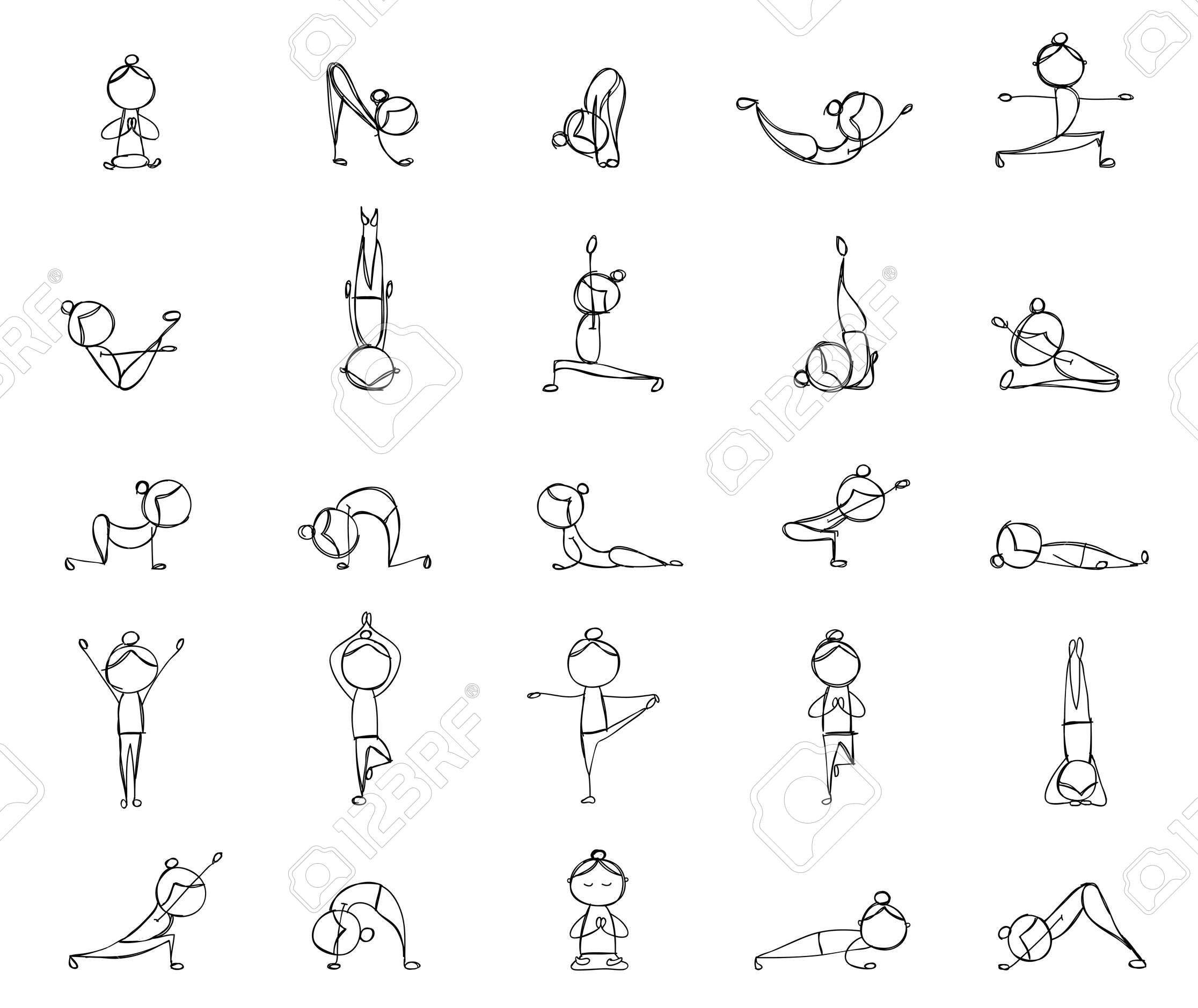 Poses De Figuras Con Palillos De Yoga Para Una Práctica Relajada - Geniuss