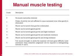 Oxford Muscle Grading Scale