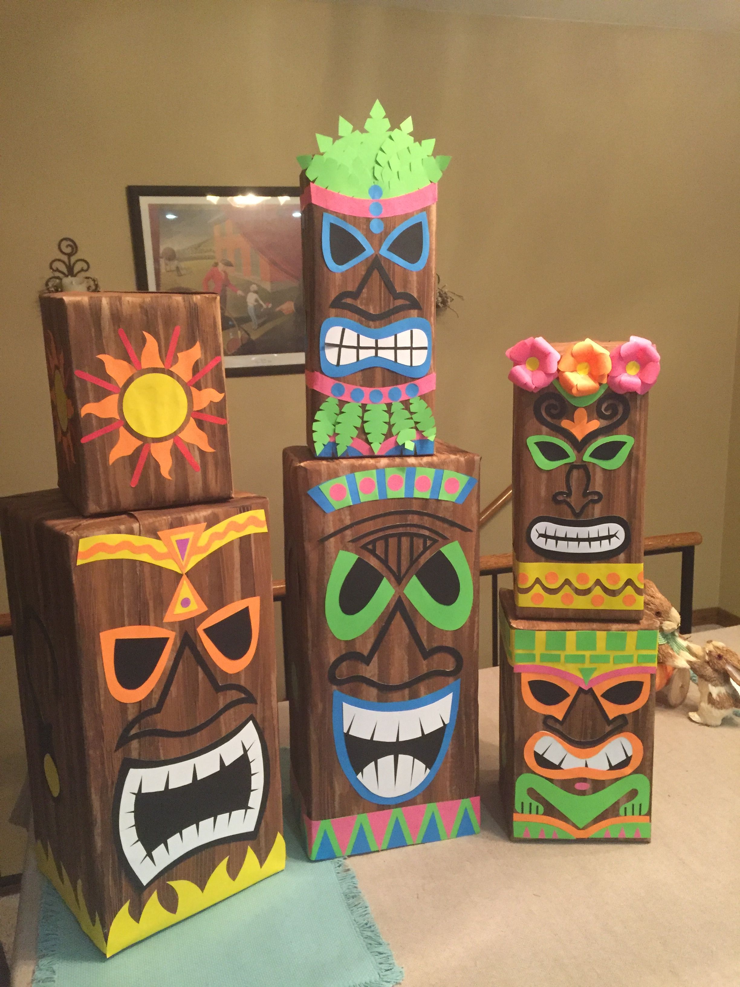 Diy tiki towers boxes - glassrewa