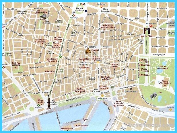 nice Map of Barcelona Barcelona Museum, Barcelona Tours, Madrid ...