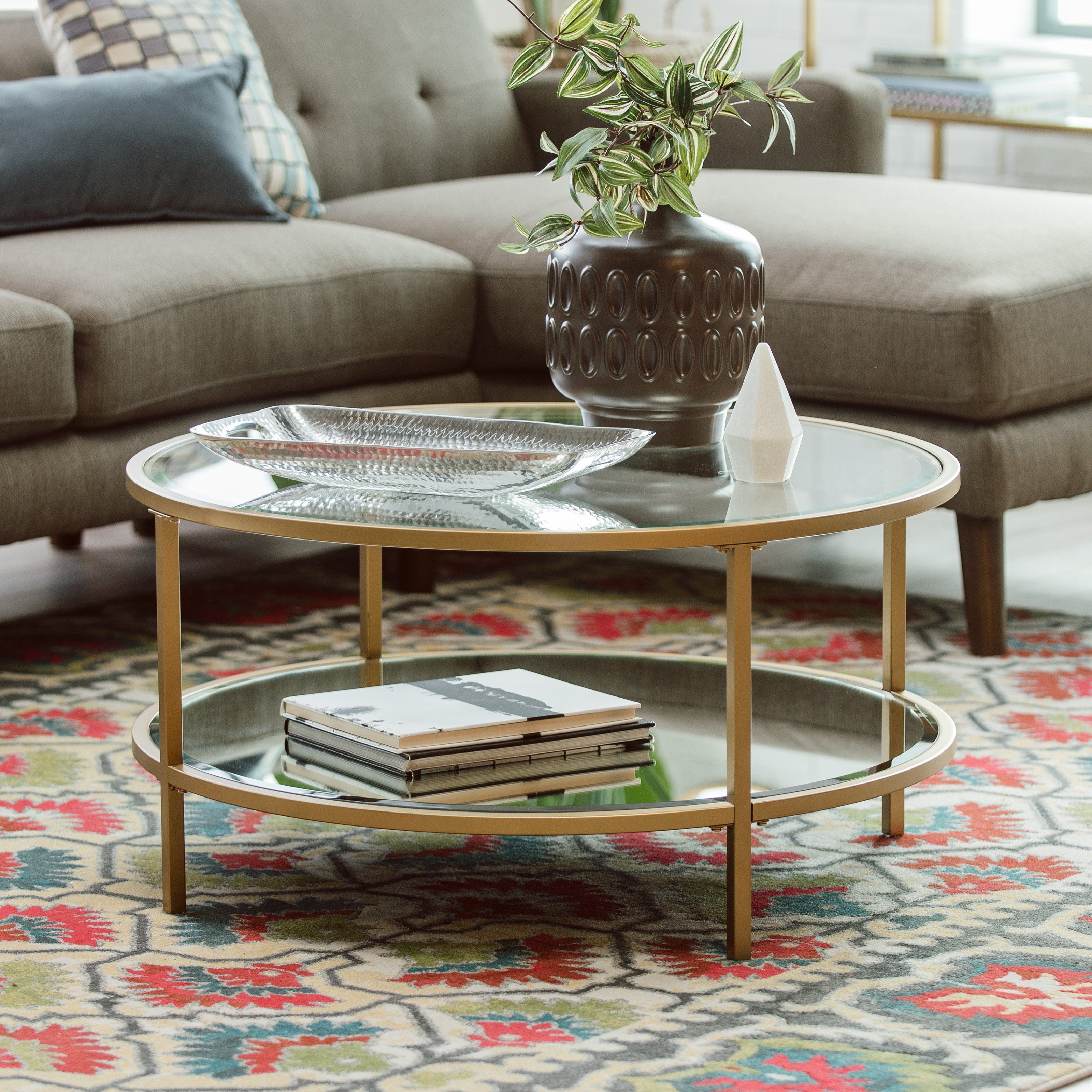 Decorating Circle Coffee Tables