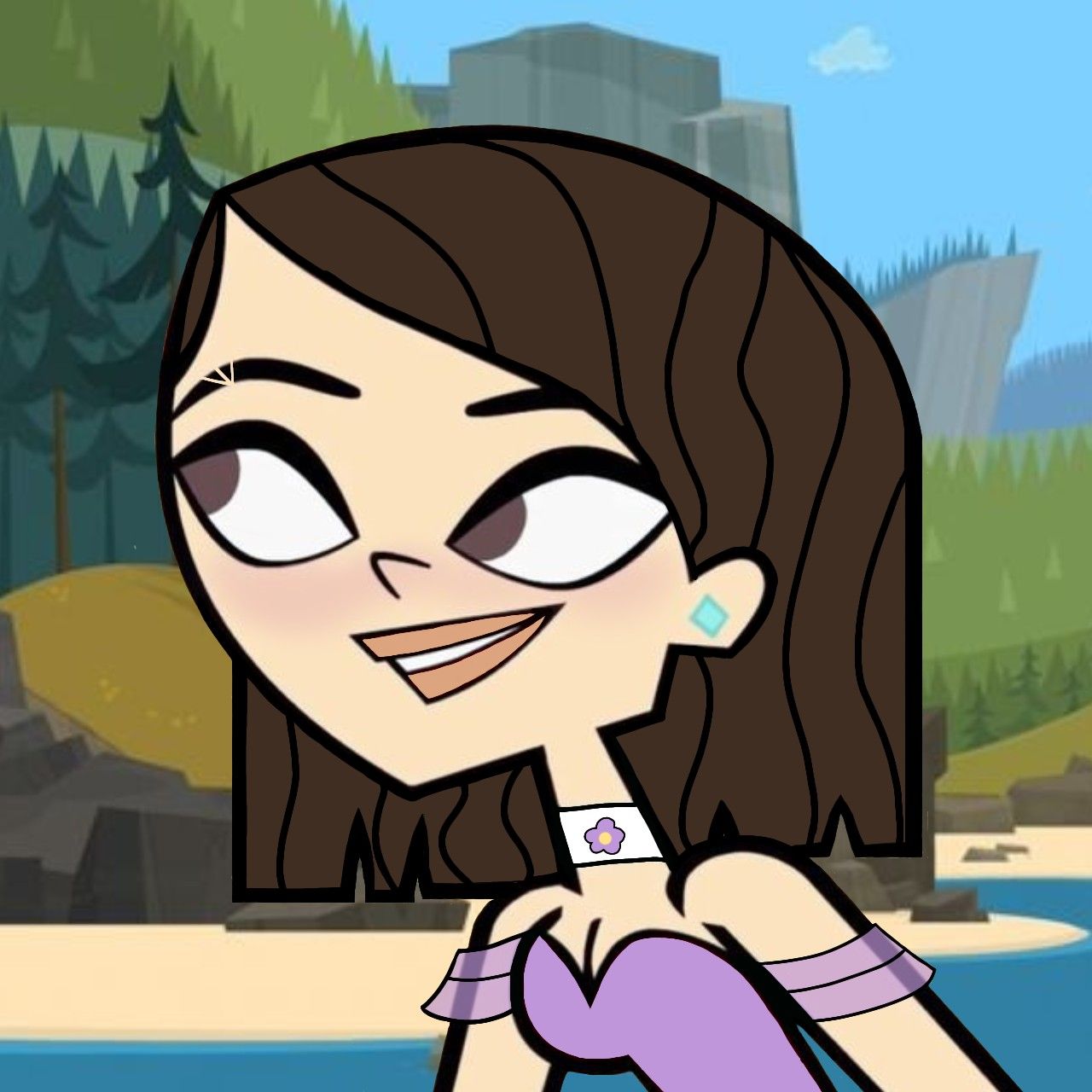 Brown short hair pfp total drama Girl Girls Cartoon Face, Brown Hair ...