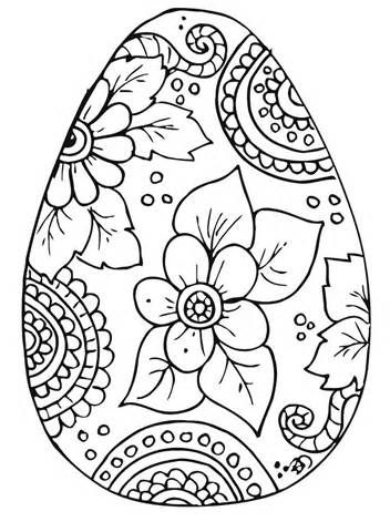 free easter coloring pages: free easter egg coloring pages Free Easter ...