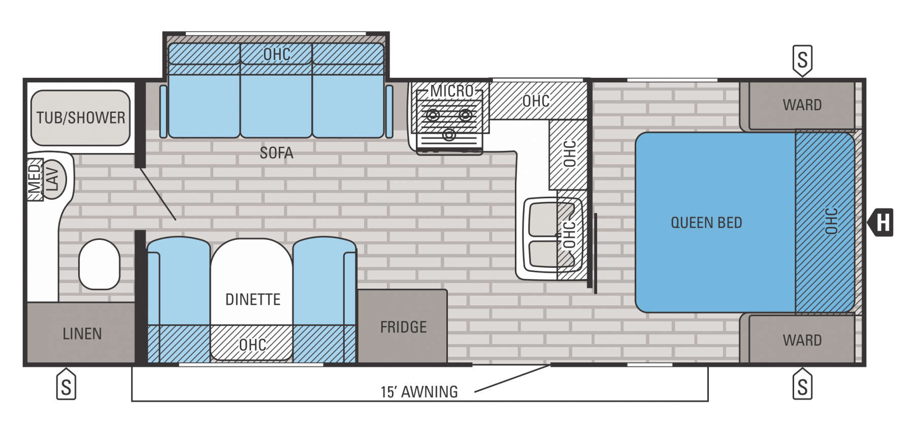 2015 White Hawk 24RBS Jayco, Inc. Travel trailer