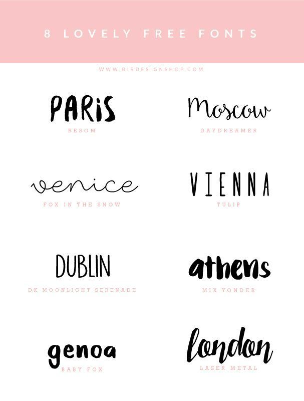 Fonts inspiration - download free | Font inspiration, Aesthetic fonts ...