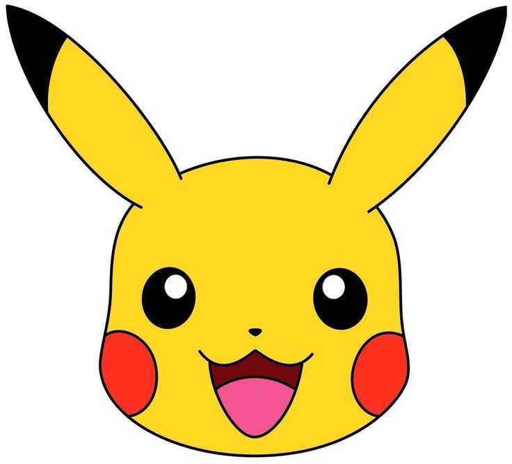 Image result for pikachu head | Pikachu drawing, Pokemon, Cute pikachu