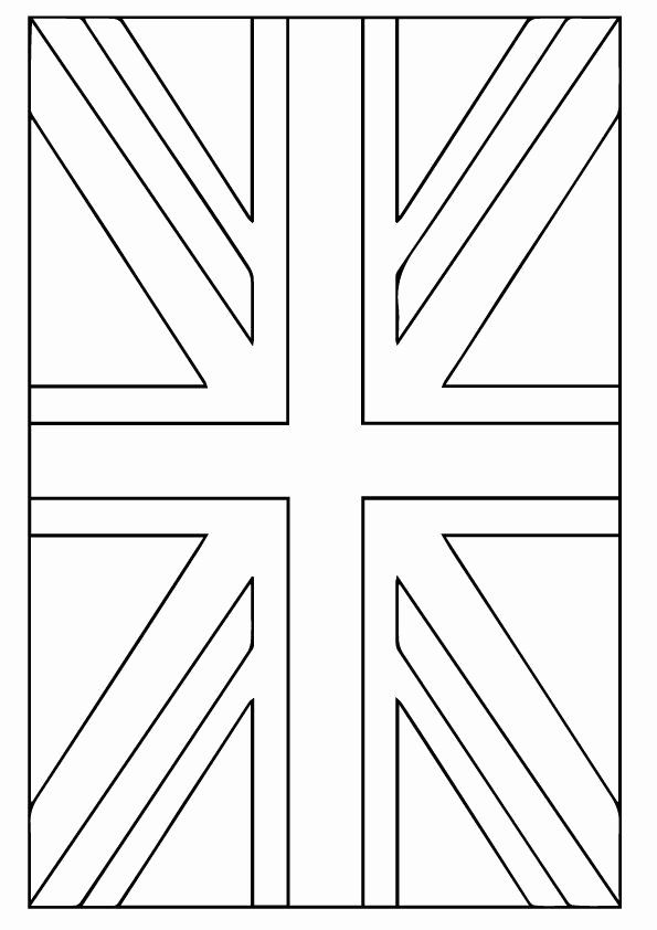 Download Uk Flag Coloring Page in 2020 | Flag coloring pages, United kingdom flag, American flag coloring ...