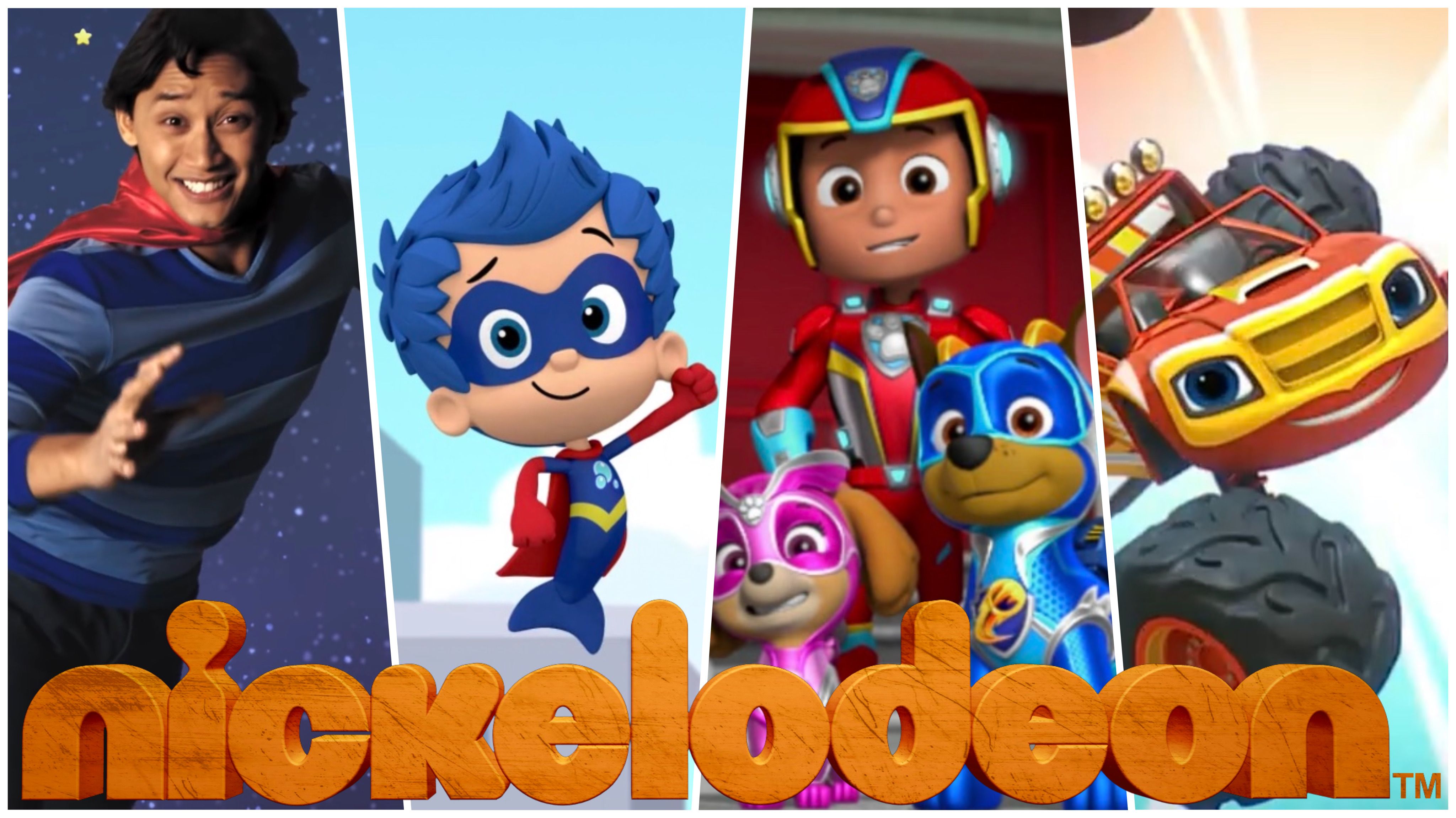 Nickelodeon/Nick Jr. Mighty Heroes Poster Bubble Guppies, Blue’s Clues ...