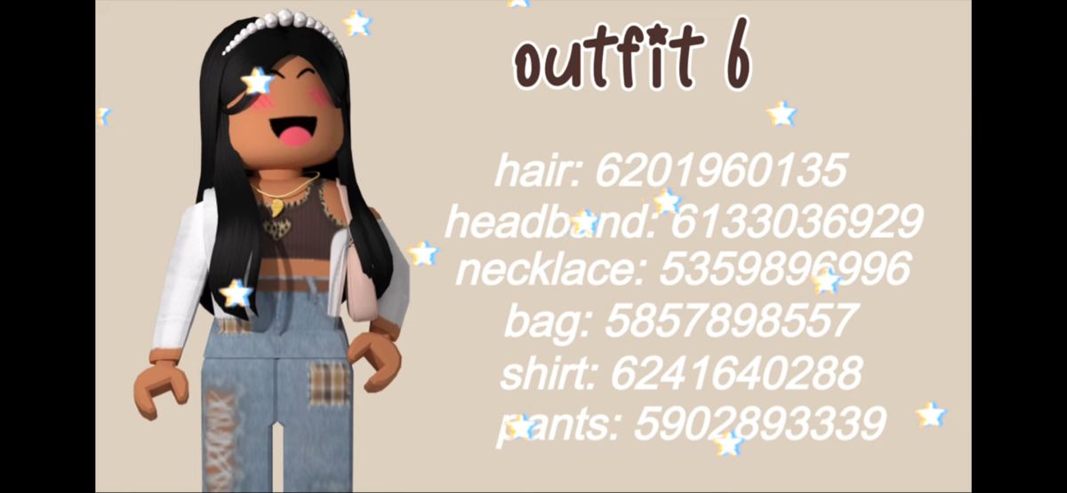 Bloxburg Black Outfit Codes image.