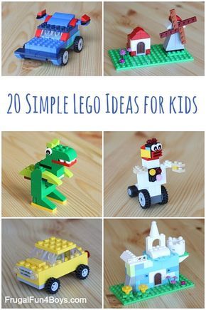 20 Lego project ideas for kids, and all the pieces needed can be found ...