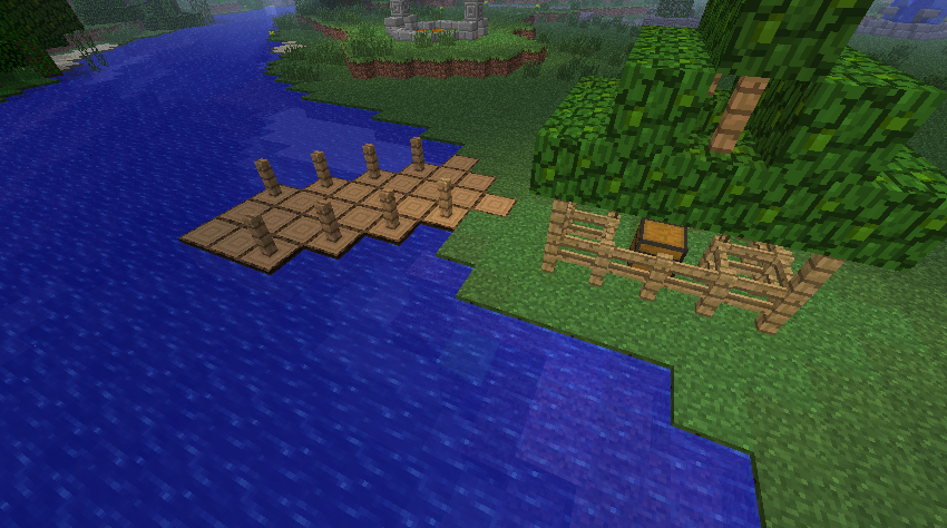 Minecraft Fishing Dock