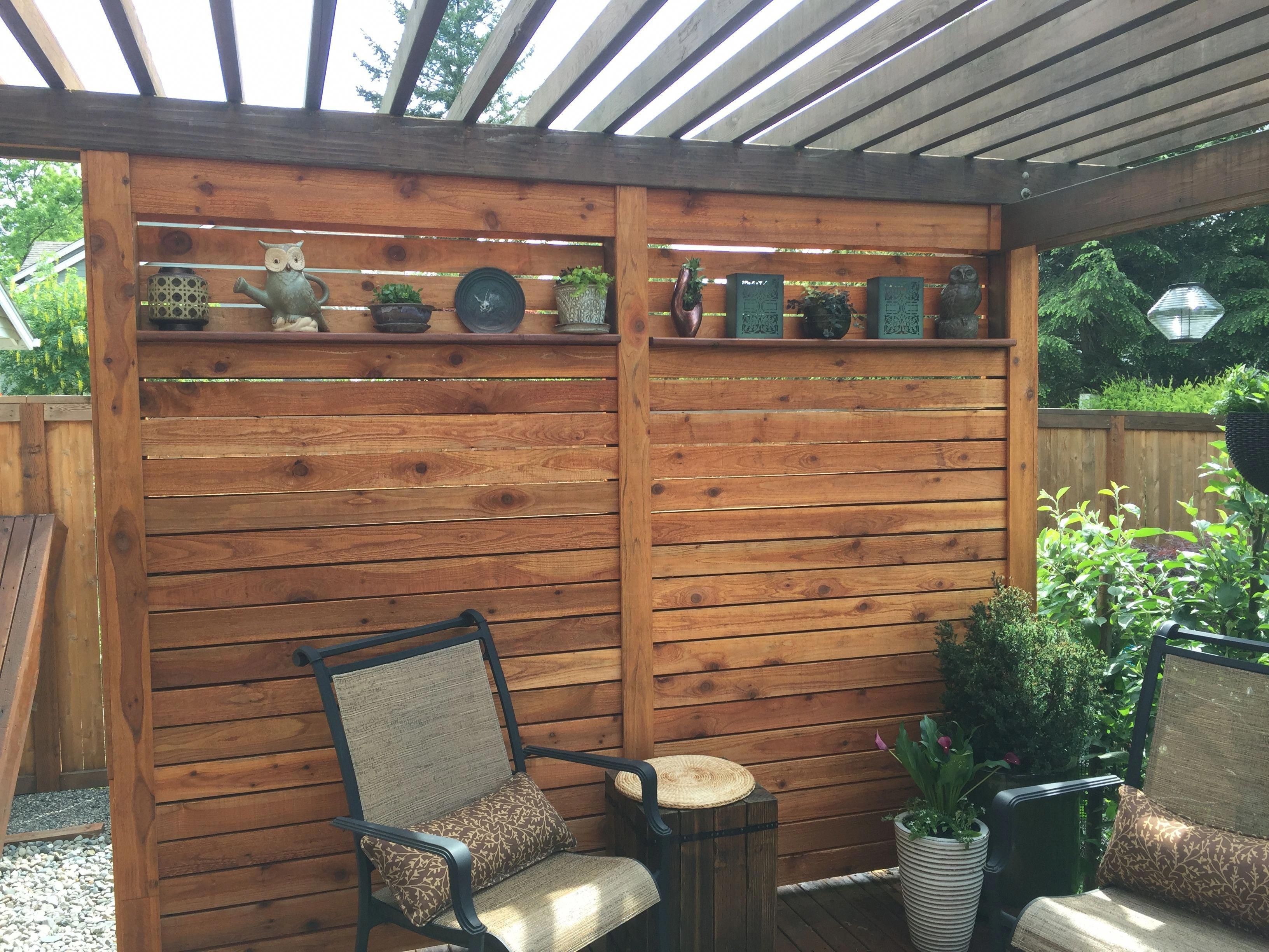 Unique Ideas of Outdoor Privacy Screen. DIYproject privacyscreen 