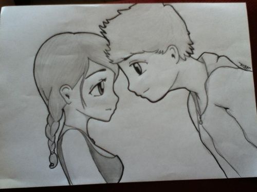 Cute Couple Easy Drawing Ideas