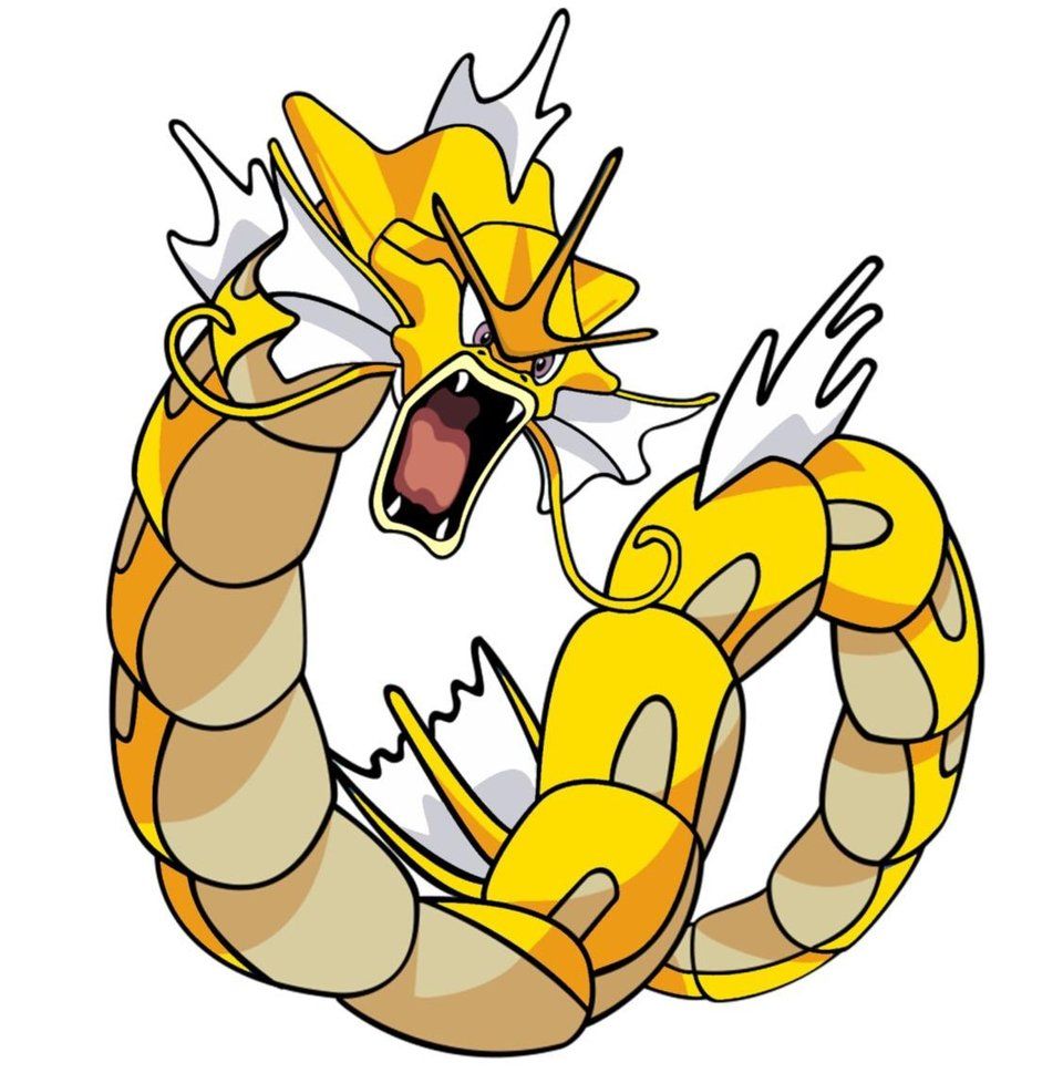 [Art] Golden Gyarados requested by u/Fr00stee : ShinyPokemon | Pokemon ...