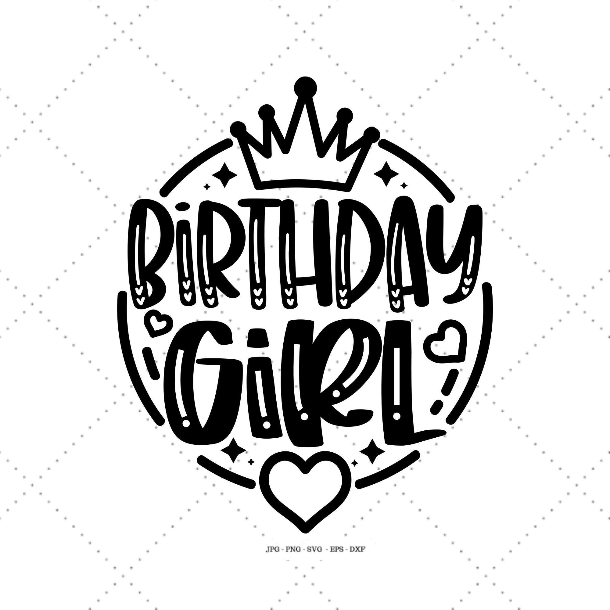 10th Birthday, Princess Svg, 6th Birthday Girl, Birthday Girl Svg, 4th ...