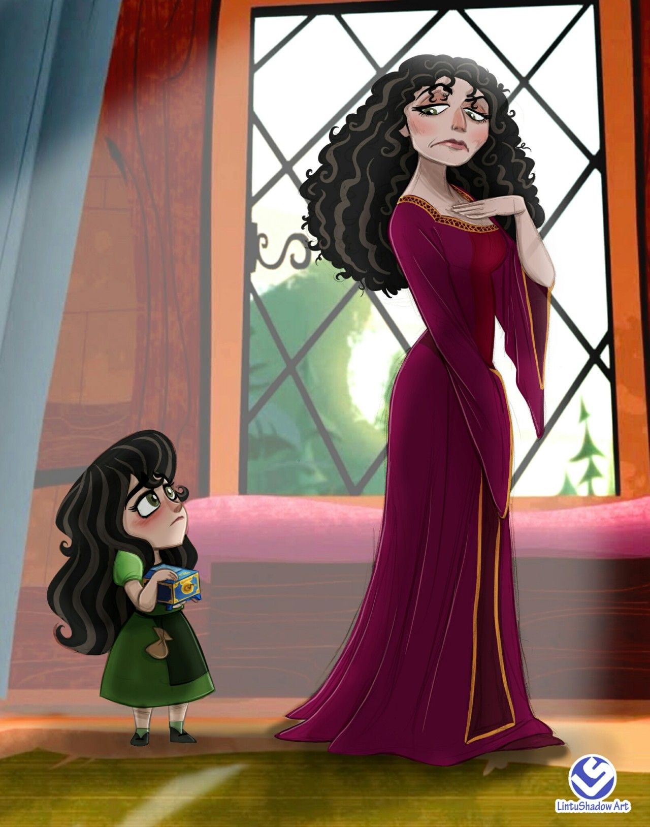 Mother Gothel And Baby Rapunzel