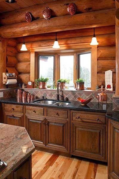 15 ý tưởng log home decorating cho không gian sống gỗ ấm cúng