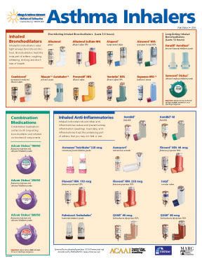 Allergy And Asthma Inhaler Chart