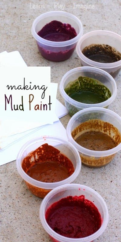 Mud Paint Recipe ~ Learn Play Imagine | Mud paint recipe, Forest school ... image.