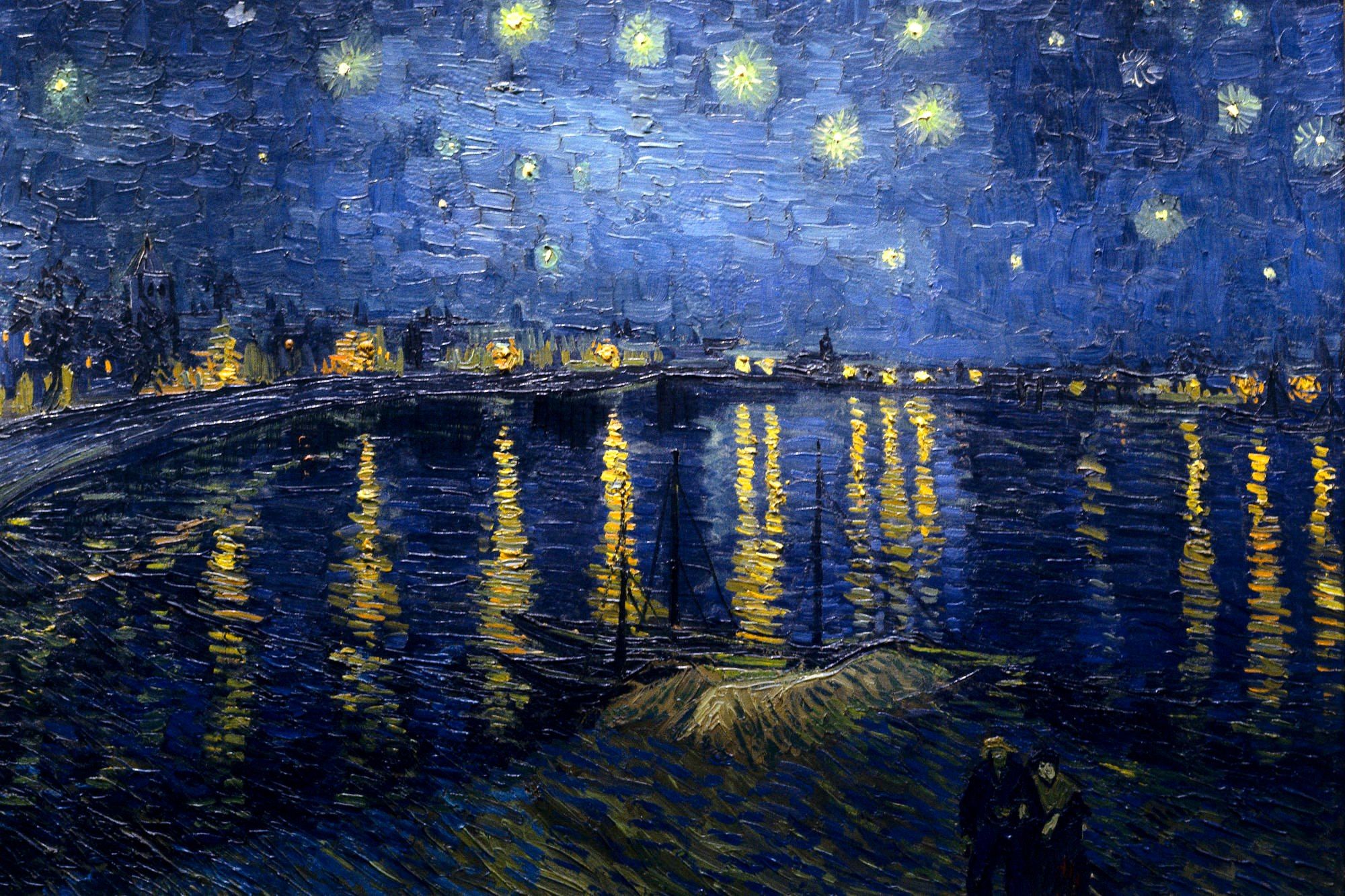 Vincent van Gogh (Dutch, Post-Impressionism, 1853-1890): Starry Night ...