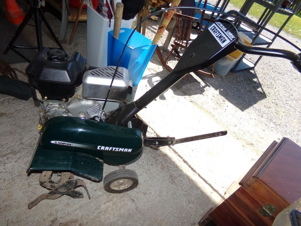 Craftsman 5.5 Hp 24 Front Tine Tiller Manual