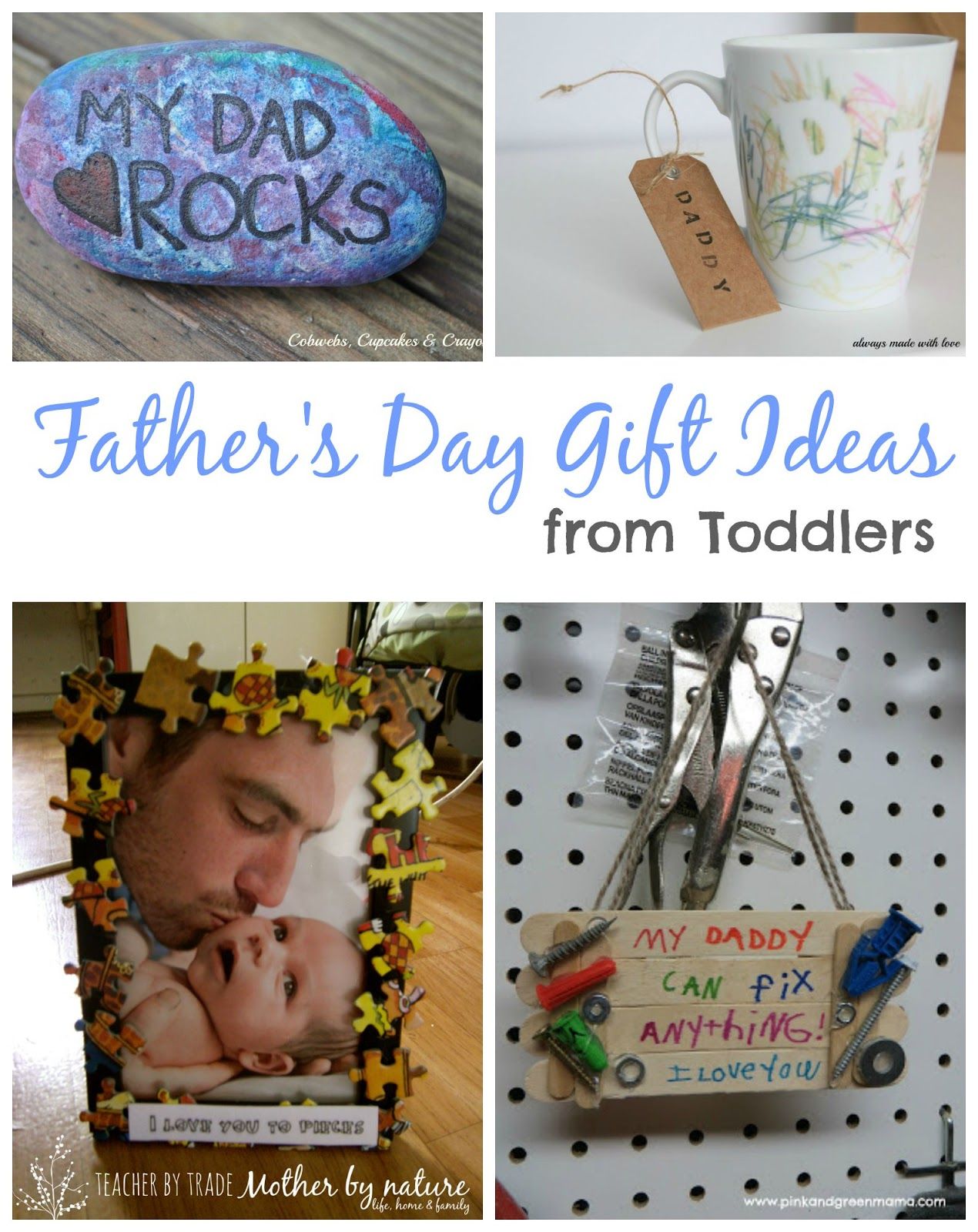 Father's Day Gift Ideas from Toddlers | Fathers day gifts, Toddler ...