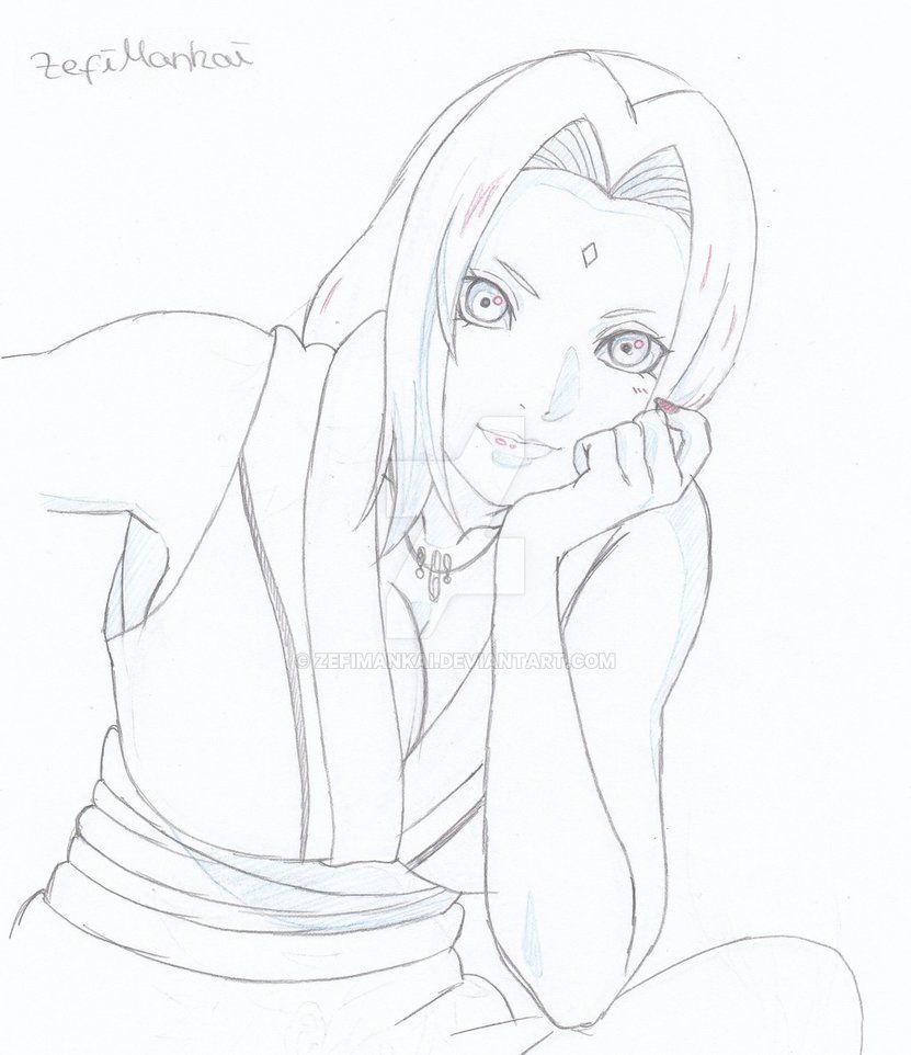 Tsunade by ZefiMankai Naruto Sketch Drawing, Naruto Drawings, Anime ...