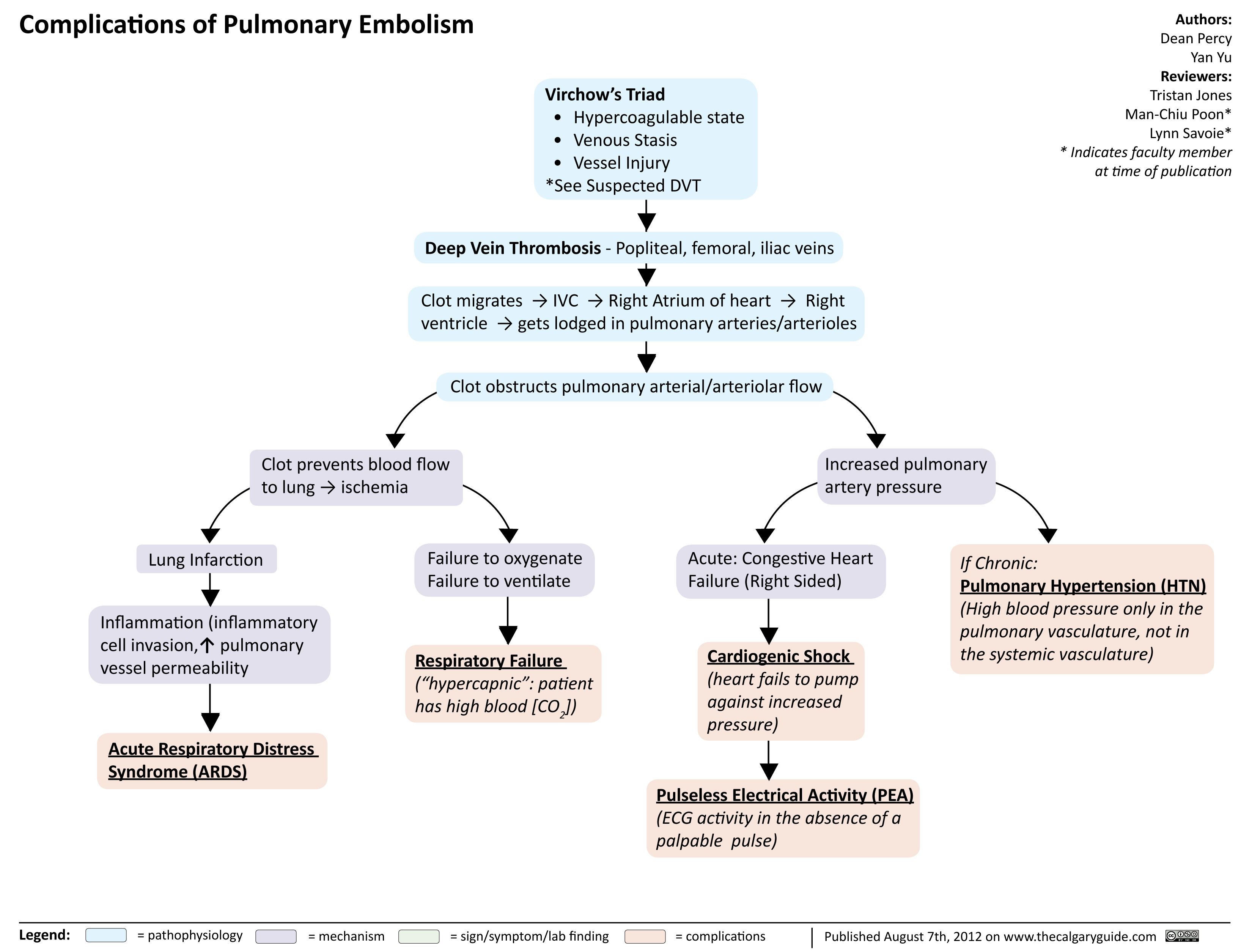 Pulmonary Embolism System Disorder Template