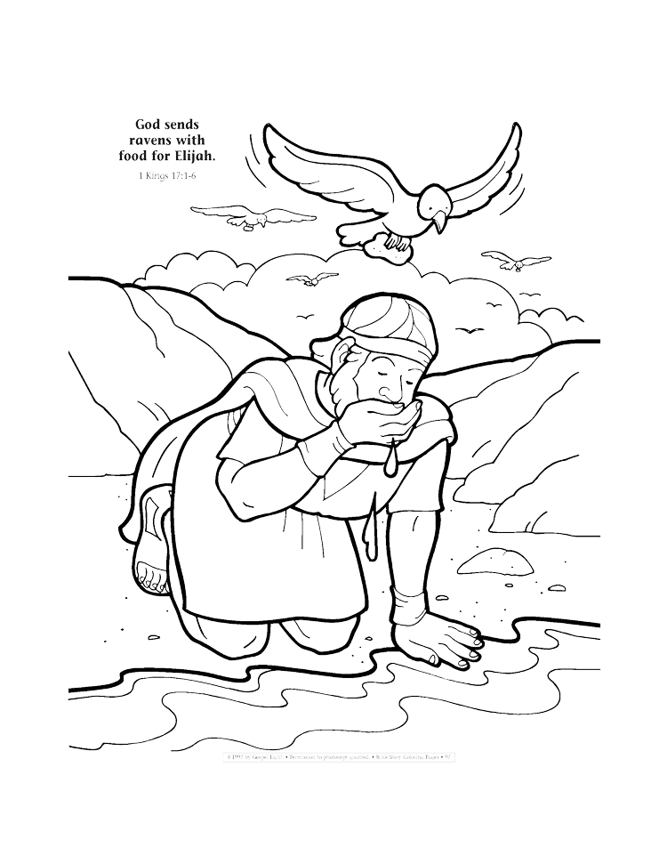 52 Free Bible Coloring Pages For Kids From Popular Stories Sketch ...