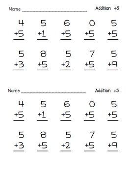 Math Facts Practice Sheets - 250+ Pages of Printables | Math facts ...