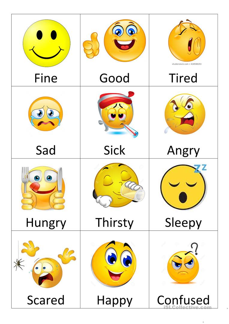 Printable Feelings And Emotions Flashcards Pdf