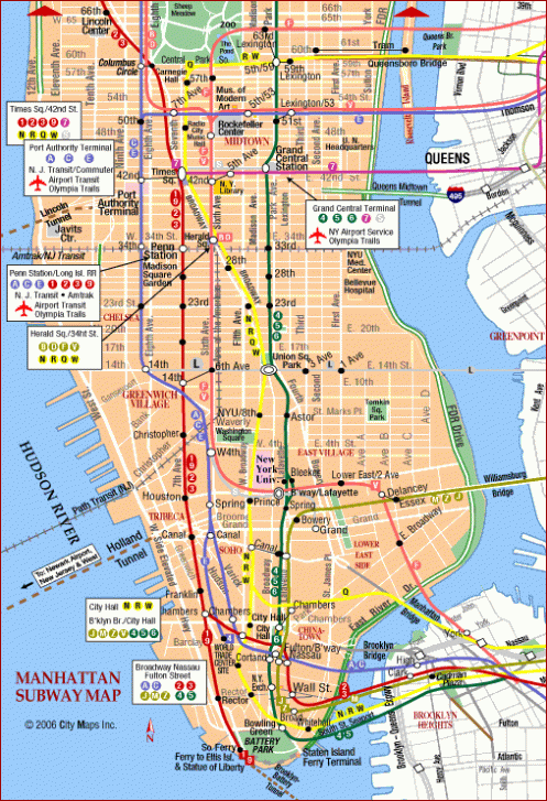 Printable New York City Subway Map – States Map Of The Us