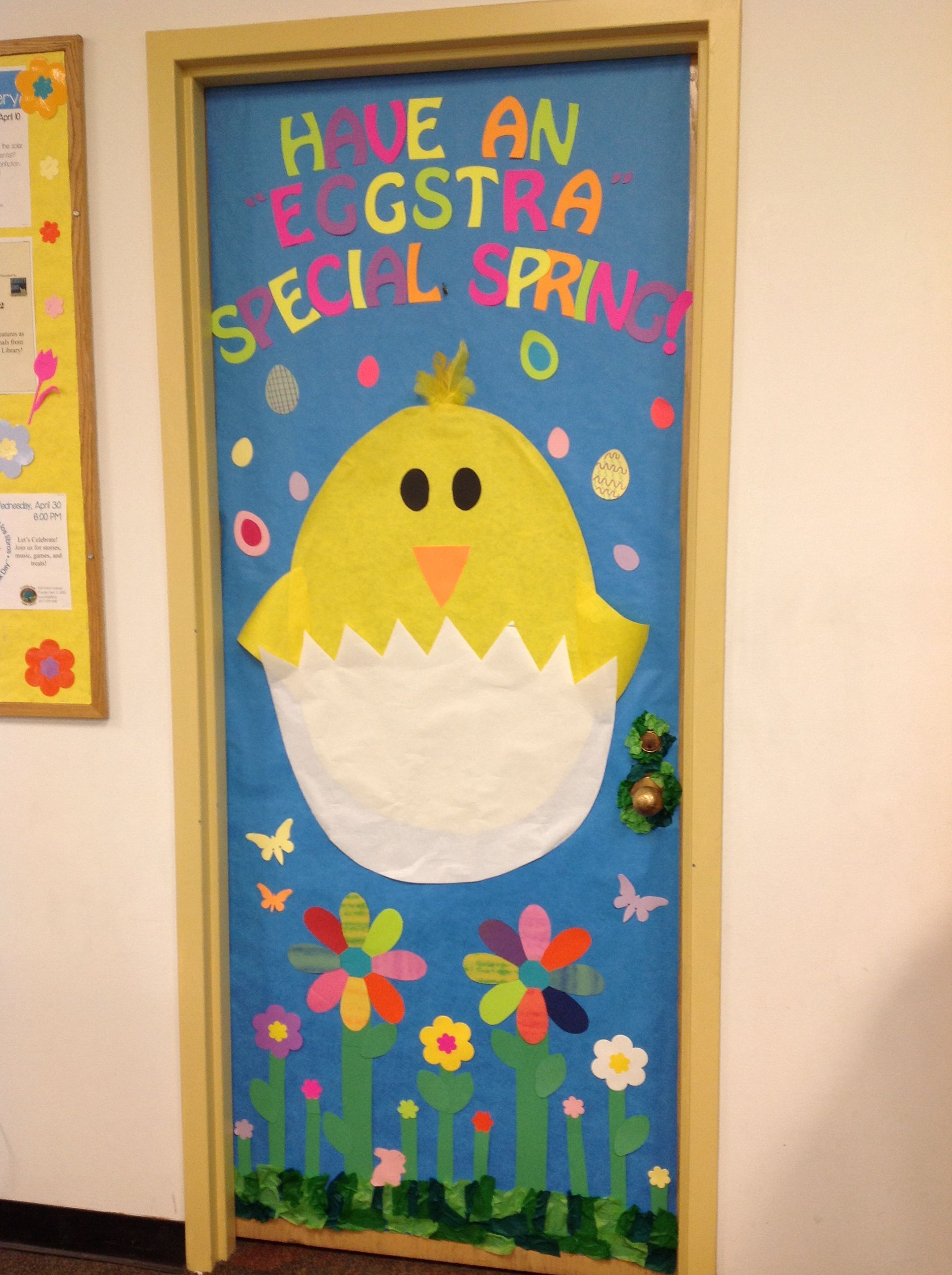 easter door decorations for classrooms Google Search (With images