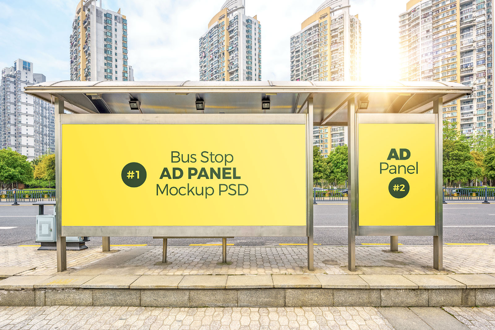 Bus Stop Mockup | Download Free and Premium SmartMockup PSD Templates ...