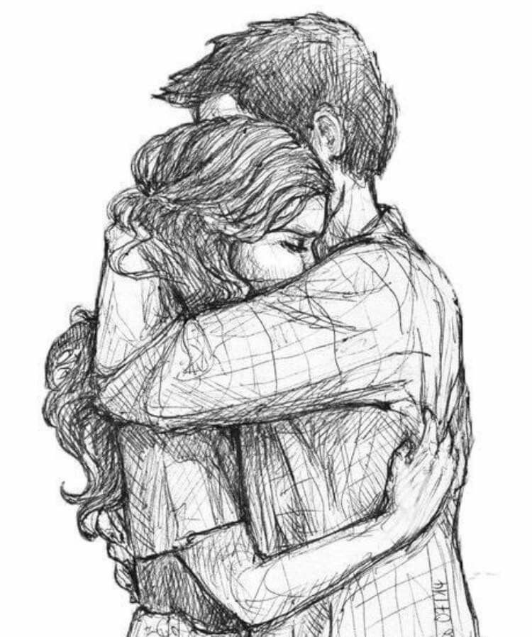 Pin by Marwa Said on draw | Cute couple drawings, Drawing people, Cool ...