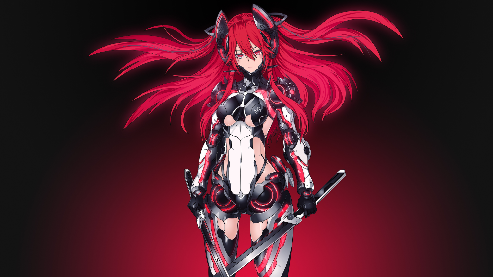 Mecha Girl Red Edition 4k Uhd 2560x1600 2560x1440 Anime Wallpaper Hd Anime Wallpapers Cool Anime Wallpapers