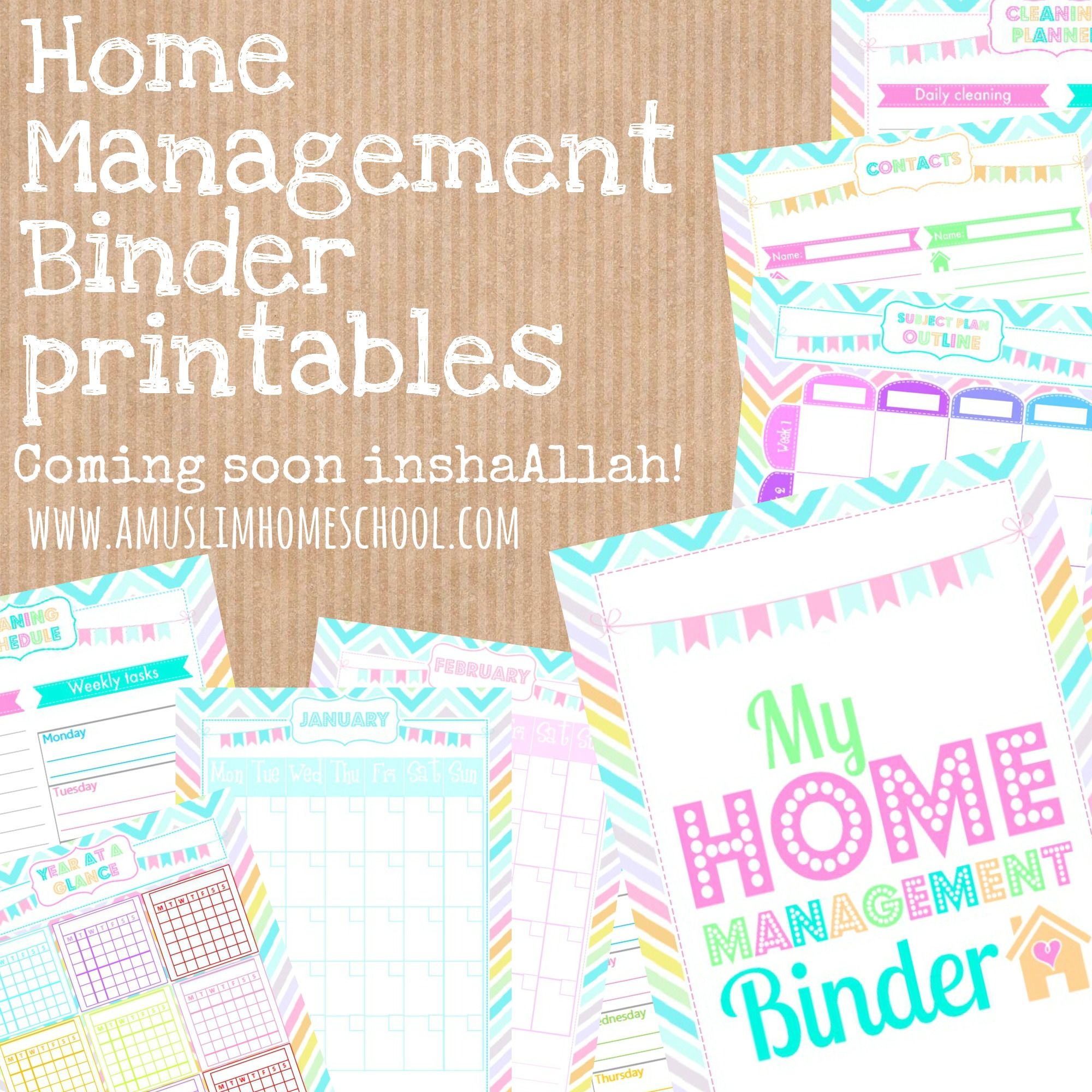 Homeschool Binder Printables - Printable Calendars AT A GLANCE