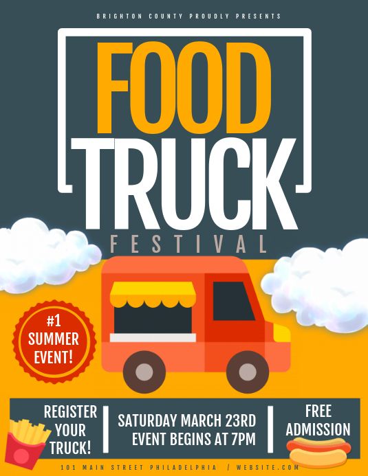 1,660 Food Truck Customizable Design Templates | PosterMyWall | Food ...