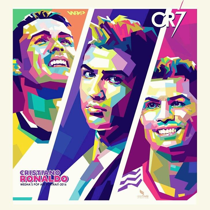 Cristiano Ronaldo WPAP #wpap #popart #cristiano #ronaldo #portrait # ...