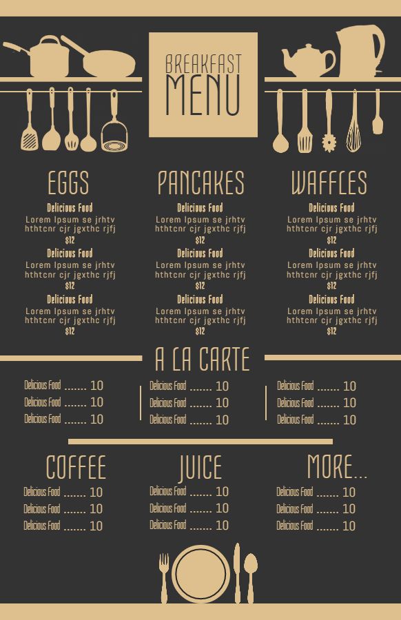 Coffee Menu Design Ideas - Design Talk