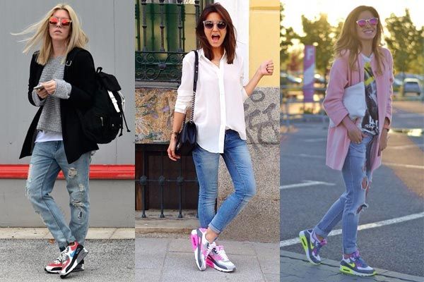 Cómo combinar unas Air Max con estilo | Look con tenis, Ropa de moda mujer,  Moda ropa de trabajo